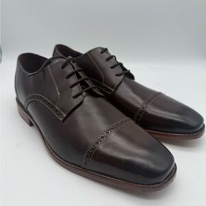 BRAND NEW Florsheim Castellano Cap Toe Brown Leather Oxford 14140-200 Sz 11 D